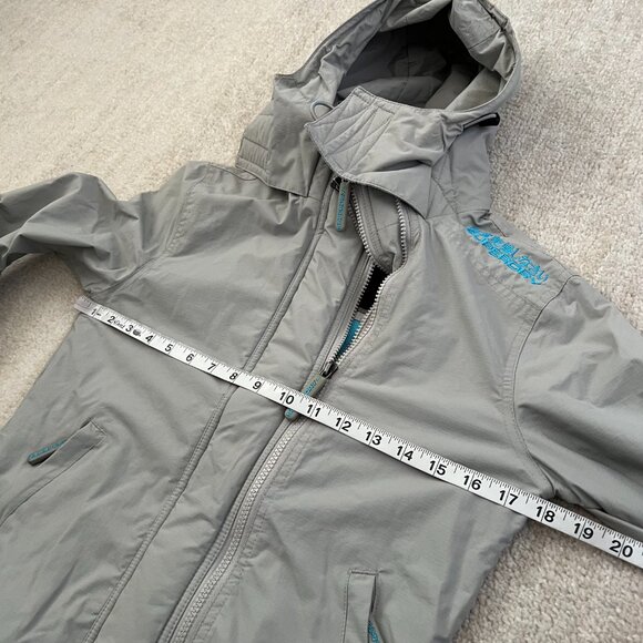 Superdry Windcheater Gray Zip Up Hooded Jacket S - Picture 5 of 15